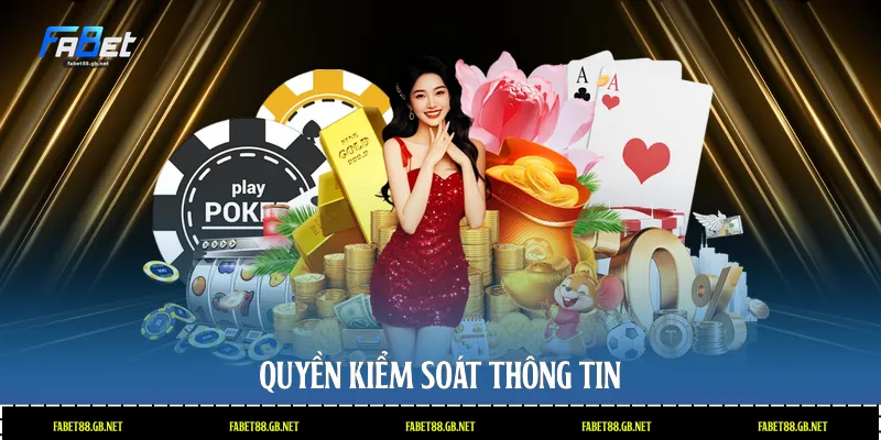 Quyền kiểm soát thông tin